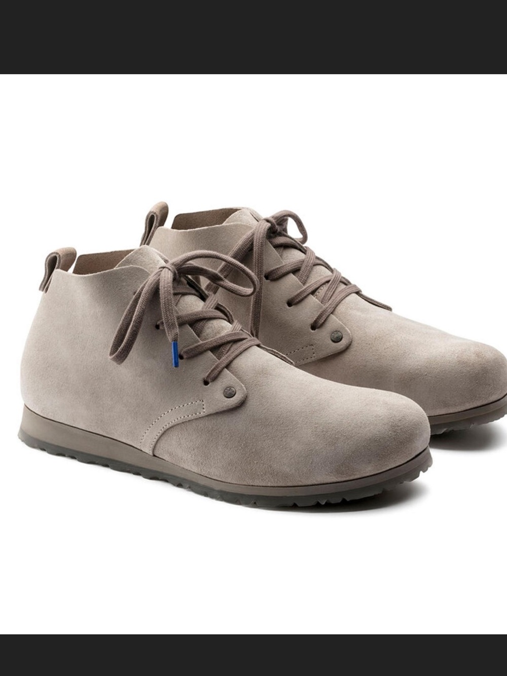 Birkenstock Dundee Plus Booties Suede Taupe size 44